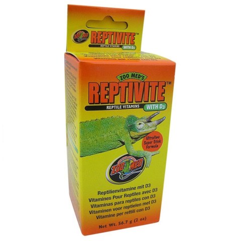 ZOOMED Reptivite 57g - Witaminy dla gadów z wit. D3 ZOOMED Reptivite 57g - Witaminy dla gadów z wit. D3