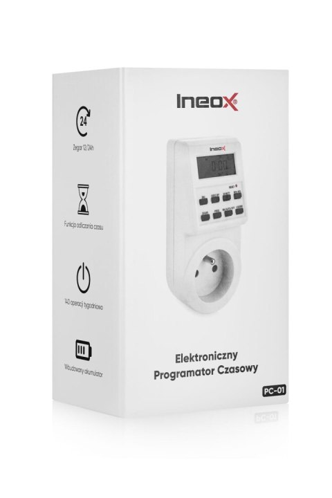 Ineox PC-01 - programator elektroniczny LCD Ineox PC-01 - programator elektroniczny LCD