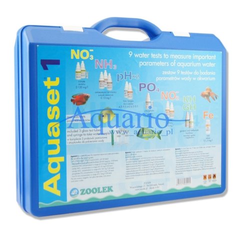 Zoolek Aquaset 1 - Zestaw testów 9w1 Zoolek Aquaset 1 - Zestaw testów 9w1