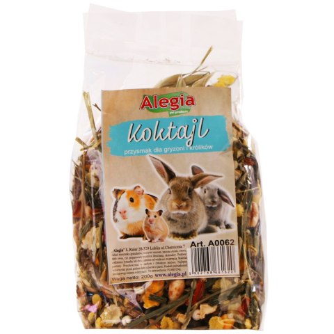 Alegia - Koktajl - miks przysmaków dla gryzoni 200g Alegia - Koktajl - miks przysmaków dla gryzoni 200g