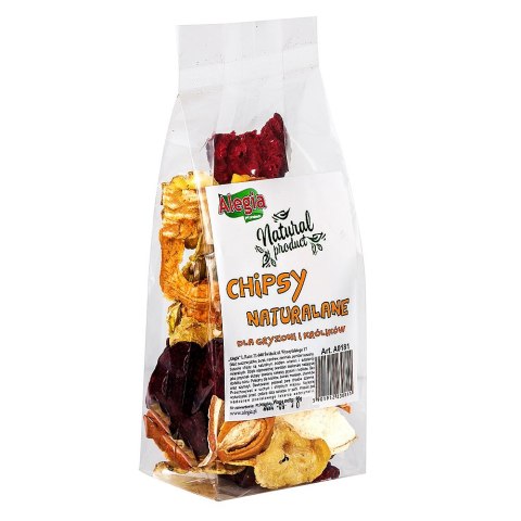 Alegia - chipsy naturalne 90g - mieszanka warzyw i owoców Alegia - chipsy naturalne 90g - mieszanka warzyw i owoców