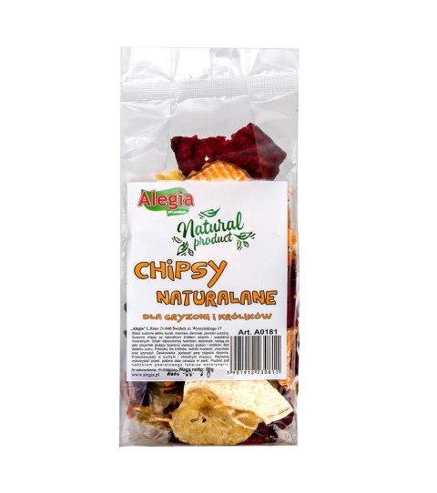 Alegia - chipsy naturalne 90g - mieszanka warzyw i owoców Alegia - chipsy naturalne 90g - mieszanka warzyw i owoców