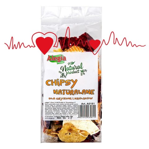 Alegia - chipsy naturalne 90g - mieszanka warzyw i owoców Alegia - chipsy naturalne 90g - mieszanka warzyw i owoców