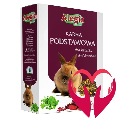 Alegia - karma podstawowa dla królika 500g Alegia - karma podstawowa dla królika 500g