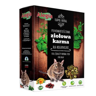 Alegia - pełnowartościowa ziołowa karma dla koszatniczki 300g