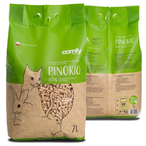 Comfy Pinokio Pellet Drewniany 7l - żwir dla kotów i gryzoni Comfy Pinokio Pellet Drewniany 7l - żwir dla kotów i gryzoni