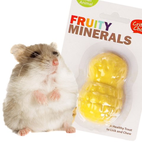 HappyPet Fruity Minerals 30g - kostka wapienna ananasowa HappyPet Fruity Minerals 30g - kostka wapienna ananasowa