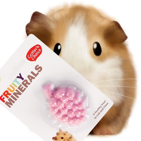 HappyPet Fruity Minerals 30g - kostka wapienna winogronowa HappyPet Fruity Minerals 30g - kostka wapienna winogronowa