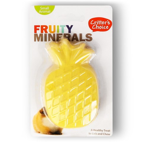 HappyPet Fruity Minerals 70g - kostka wapienna ananasowa HappyPet Fruity Minerals 70g - kostka wapienna ananasowa