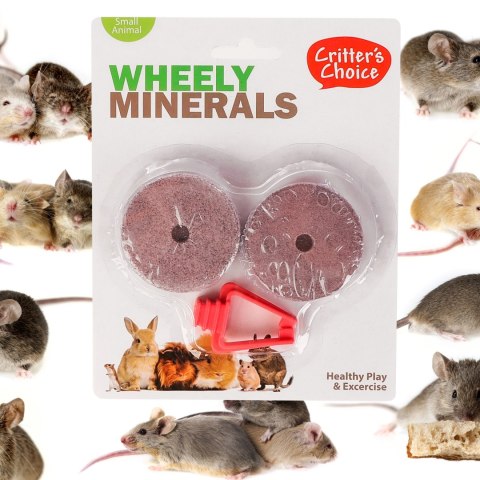 HappyPet Wheely Minerals - lizawki mineralne dla gryzoni HappyPet Wheely Minerals - lizawki mineralne dla gryzoni