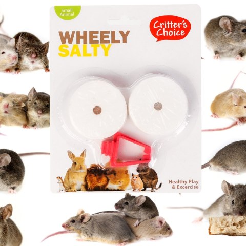 HappyPet Wheely Salty - sól z uchwytem dla gryzoni HappyPet Wheely Salty - sól z uchwytem dla gryzoni