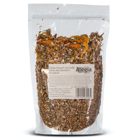 Alegia Natural Line Gold - karma dla chomików syryjskich 900g Alegia Natural Line Gold - karma dla chomików syryjskich 900g