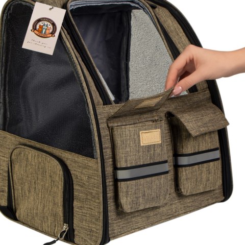 Furrever Friends Cattic Khaki - plecak transporter dla kota i psa Furrever Friends Cattic Khaki - plecak transporter dla kota i psa