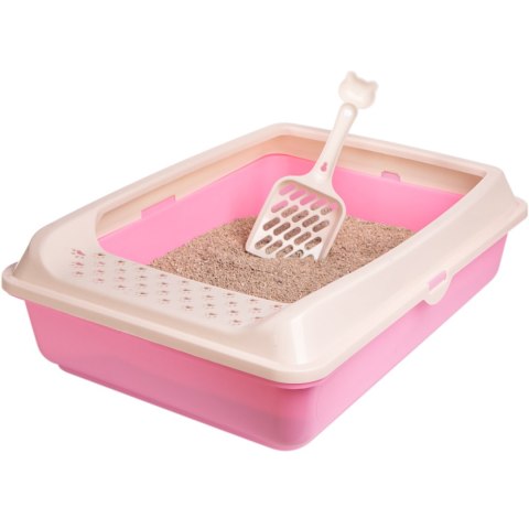 Furrever Friends Purrfect Box Pink with Scoop - duża kuweta z łopatką Furrever Friends Purrfect Box Pink with Scoop - duża kuweta z łopatką
