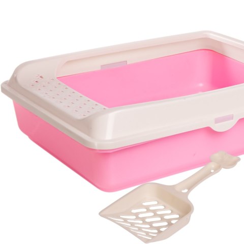 Furrever Friends Purrfect Box Pink with Scoop - duża kuweta z łopatką Furrever Friends Purrfect Box Pink with Scoop - duża kuweta z łopatką