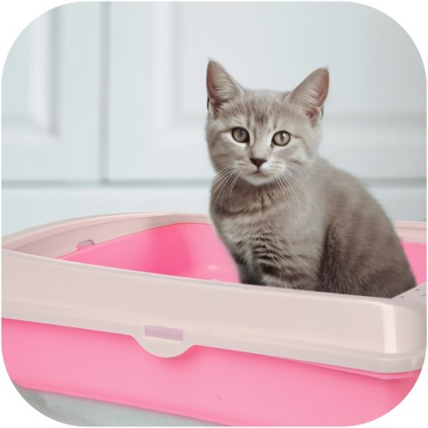 Furrever Friends Purrfect Box Pink with Scoop - duża kuweta z łopatką Furrever Friends Purrfect Box Pink with Scoop - duża kuweta z łopatką