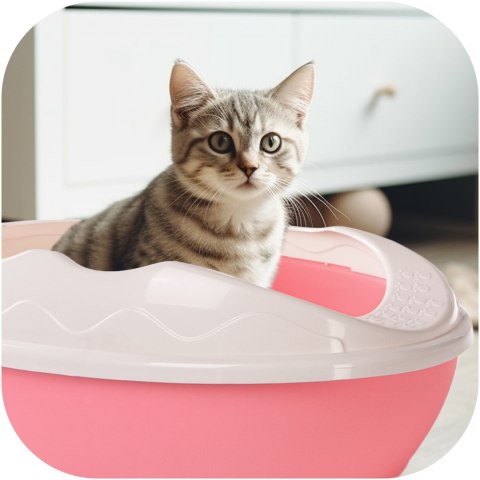 Furrever Friends Purrfect Point Pink with Scoop - mała kuweta z łopatką Furrever Friends Purrfect Point Pink with Scoop - mała kuweta z łopatką