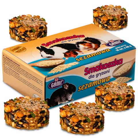 Gami Smakoszka sezamowa - przysmak dla gryzoni BOX Gami Smakoszka sezamowa - przysmak dla gryzoni BOX