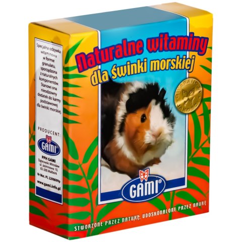 Gami - naturalne witaminy dla świnki morskiej 200g Gami - naturalne witaminy dla świnki morskiej 200g