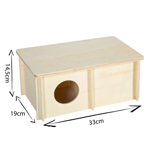 OiiBO Wooden House WH01 - drewniany domek dla gryzonia OiiBO Wooden House WH01 - drewniany domek dla gryzonia
