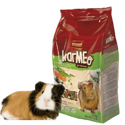 Vitapol Karmeo Premium - karma pełnoporcjowa dla świnki morskiej 2,5kg Vitapol Karmeo Premium - karma pełnoporcjowa dla świnki morskiej 2,5kg