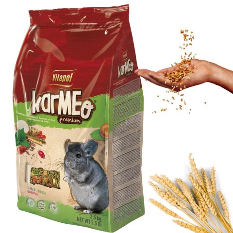 Vitapol Karmeo Premium - karma pełnoporcjowa dla szynszyli 2,5kg Vitapol Karmeo Premium - karma pełnoporcjowa dla szynszyli 2,5kg