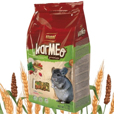 Vitapol Karmeo Premium - karma pełnoporcjowa dla szynszyli 2,5kg Vitapol Karmeo Premium - karma pełnoporcjowa dla szynszyli 2,5kg