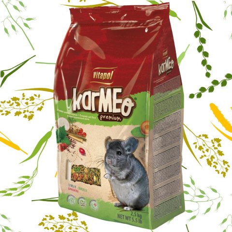 Vitapol Karmeo Premium - karma pełnoporcjowa dla szynszyli 2,5kg Vitapol Karmeo Premium - karma pełnoporcjowa dla szynszyli 2,5kg