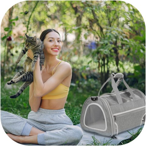 Furrever Friends Fluffy Bag Gray - transporter dla kota i psa Furrever Friends Fluffy Bag Gray - transporter dla kota i psa