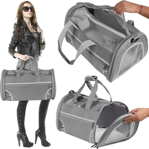 Furrever Friends Fluffy Bag Gray - transporter dla kota i psa Furrever Friends Fluffy Bag Gray - transporter dla kota i psa