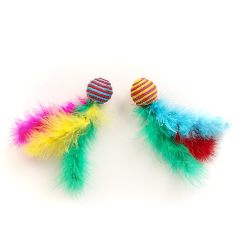HappyPet Carnival Ball Toy - zabawka dla kotów 2 szt HappyPet Carnival Ball Toy - zabawka dla kotów 2 szt