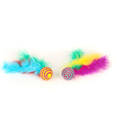 HappyPet Carnival Ball Toy - zabawka dla kotów 2 szt HappyPet Carnival Ball Toy - zabawka dla kotów 2 szt