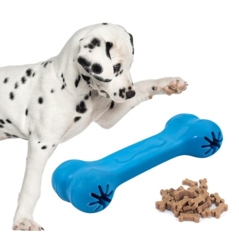Pet Nova zabawka - kość na przysmaki z aromatem wołowiny niebieska 11cm Pet Nova zabawka - kość na przysmaki z aromatem wołowiny niebieska 11cm