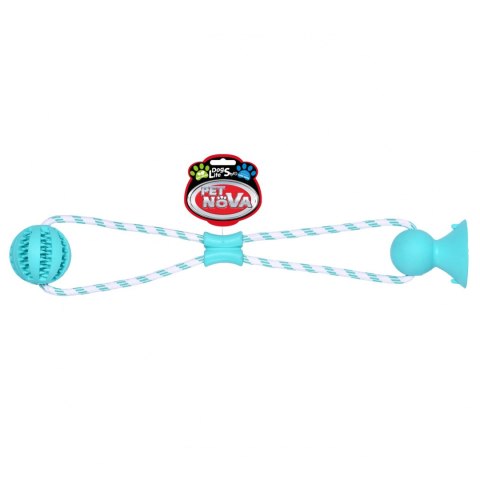 Pet Nova zabawka - piłka dental z przyssawką miętowa 7cm Pet Nova zabawka - piłka dental z przyssawką miętowa 7cm