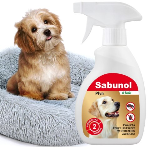 Sabunol Spray 250ml - płyn do zwalczania pcheł z legowiska i otoczenia Sabunol Spray 250ml - płyn do zwalczania pcheł z legowiska i otoczenia