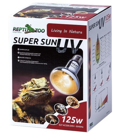 Repti-Zoo SuperSun 125W - lampa żarowo-rtęciowa Repti-Zoo SuperSun 125W - lampa żarowo-rtęciowa
