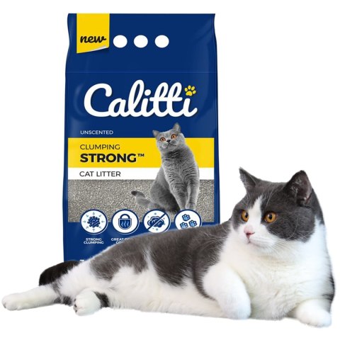 Calitti STRONG - bezzapachowy żwirek dla kota Calitti STRONG - bezzapachowy żwirek dla kota
