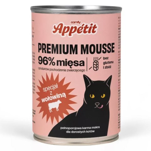 Comfy Appetit Premium z wołowiną - karma mokra dla kota 400g Comfy Appetit Premium z wołowiną - karma mokra dla kota 400g