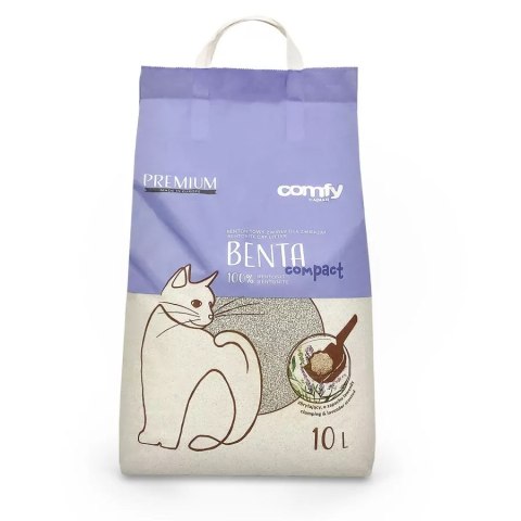 Comfy Benta New Compact Lavender - żwirek bentonitowy lawendowy dla kota 10L Comfy Benta New Compact Lavender - żwirek bentonitowy lawendowy dla kota 10L