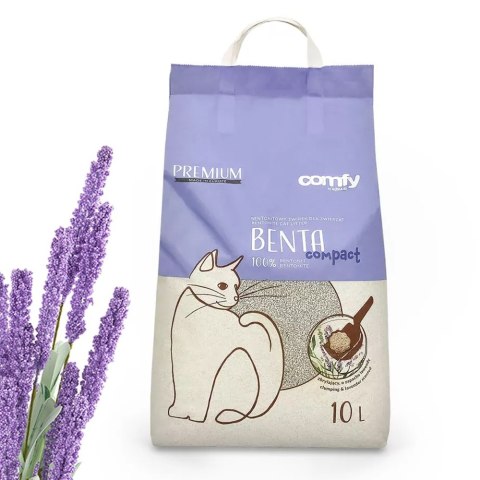 Comfy Benta New Compact Lavender - żwirek bentonitowy lawendowy dla kota 10L Comfy Benta New Compact Lavender - żwirek bentonitowy lawendowy dla kota 10L