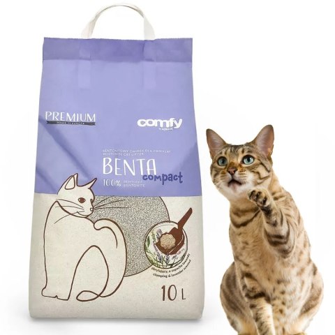 Comfy Benta New Compact Lavender - żwirek bentonitowy lawendowy dla kota 10L Comfy Benta New Compact Lavender - żwirek bentonitowy lawendowy dla kota 10L