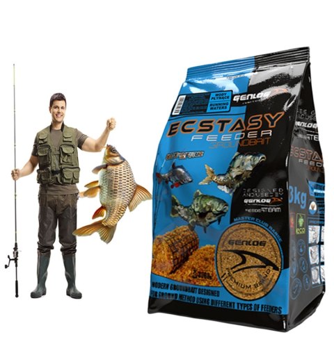 Genlog Feeder Ecstasy Wody Płynące - zanęta na ryby 1kg Genlog Feeder Ecstasy Wody Płynące - zanęta na ryby 1kg