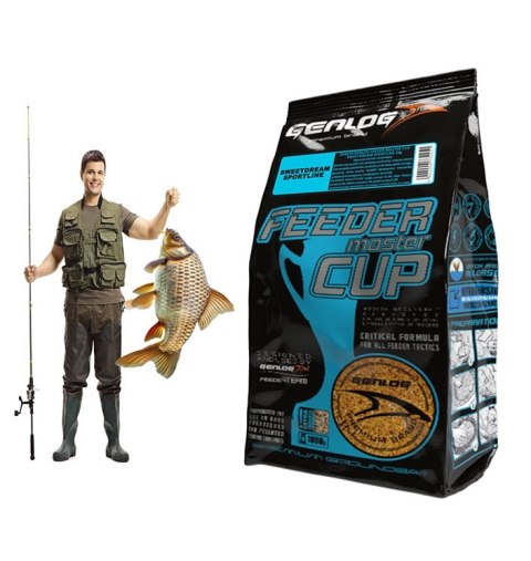 Genlog Feeder Master Cup SweetDream SportLine - zanęta na ryby 1kg Genlog Feeder Master Cup SweetDream SportLine - zanęta na ryby 1kg