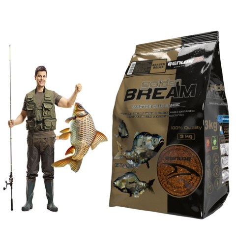 Genlog Golden Bream Brasem - zanęta na leszcze 3kg Genlog Golden Bream Brasem - zanęta na leszcze 3kg