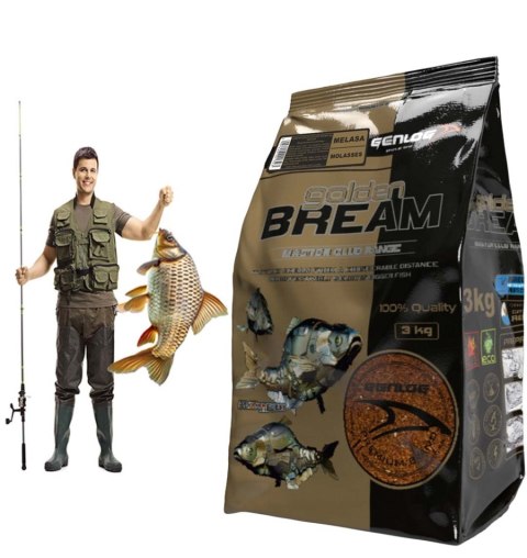 Genlog Golden Bream Melasa - zanęta na leszcze 3kg Genlog Golden Bream Melasa - zanęta na leszcze 3kg
