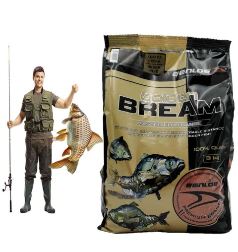 Genlog Golden Bream Rzeka - zanęta na leszcze 3kg Genlog Golden Bream Rzeka - zanęta na leszcze 3kg