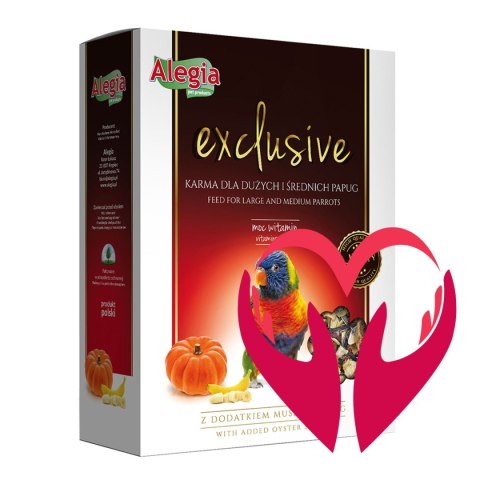 Alegia -Exclusive karma dla dużych i średnich papug Alegia -Exclusive karma dla dużych i średnich papug