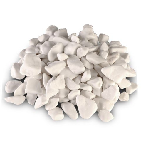 Eco Plant Angel Stones 1kg - białe kamienie otoczak 10-40mm Eco Plant Angel Stones 1kg - białe kamienie otoczak 10-40mm