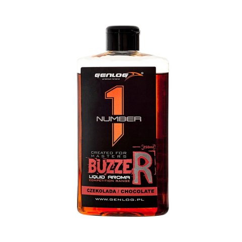 Genlog Buzzer Czekolada - płynny dodatek do zanęt 250ml Genlog Buzzer Czekolada - płynny dodatek do zanęt 250ml