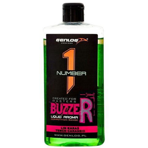 Genlog Buzzer Lin Karaś - płynny dodatek do zanęt 250ml Genlog Buzzer Lin Karaś - płynny dodatek do zanęt 250ml